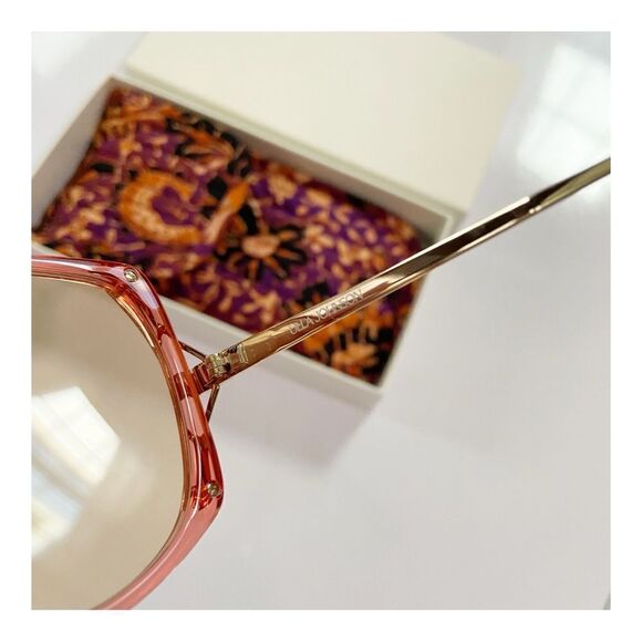 NIB Ulla Johnson Callista Sunglasses in Rose - Picture 7 of 11